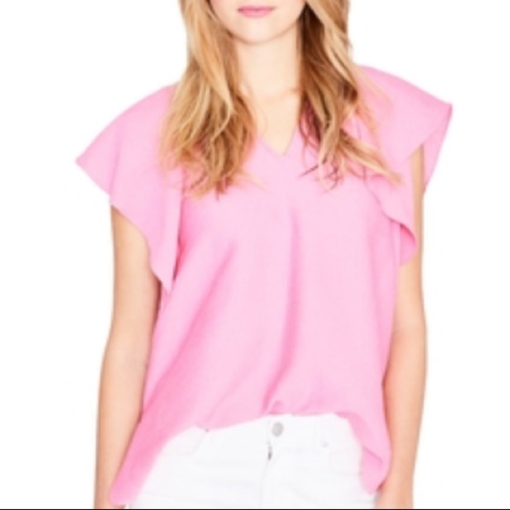 Rachel Roy Flutter Sleeve Top